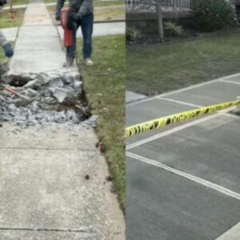 concrete sidewalk replacement nyc