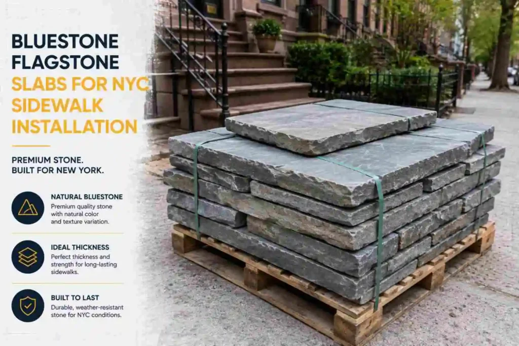 Flagstone Sidewalk