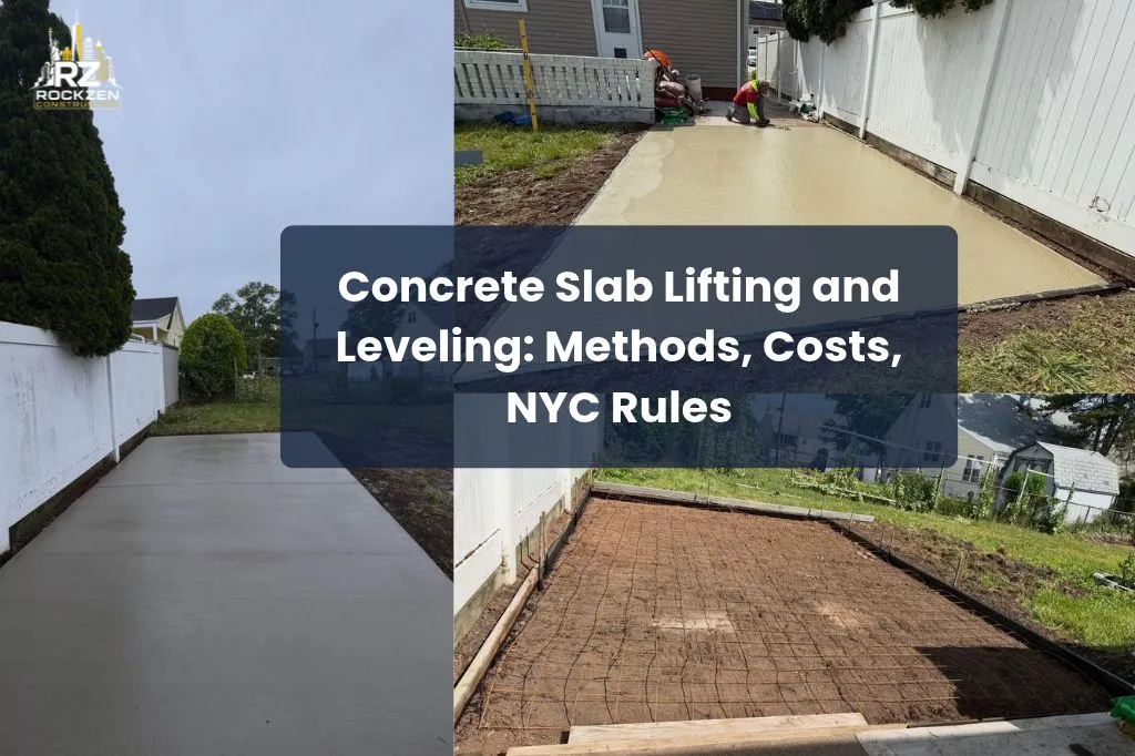 Concrete Slab Lifting and Leveling: Methods, Costs, NYC Rules